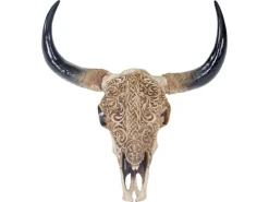 MCW Deko Schädel T454 Longhorn Tribal* Dekorative Figuren