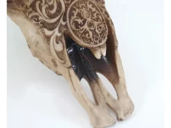 MCW Deko Schädel T454 Longhorn Tribal* Dekorative Figuren
