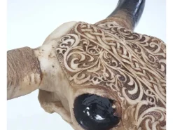 MCW Deko Schädel T454 Longhorn Tribal* Dekorative Figuren