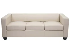 MCW 3er Sofa Lille Kunstleder