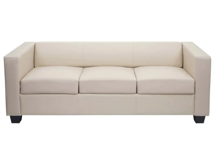 MCW 3er Sofa Lille Kunstleder