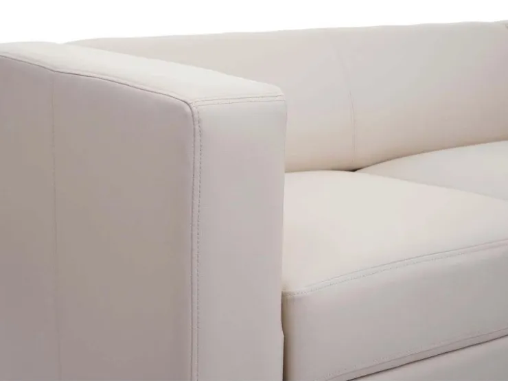 MCW 2er Sofa Lille Leder Creme