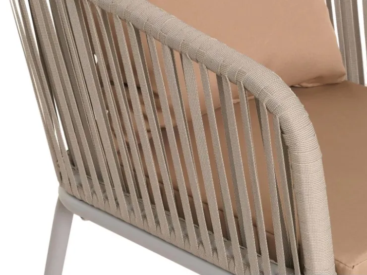 MCW 2er-Set Gartenstuhl N41 Kissen Taupe* Kissenbezüge