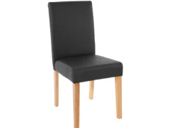 MCW Esszimmerstuhl Littau 4er-Set Kunstleder Helle Beine* Stühle