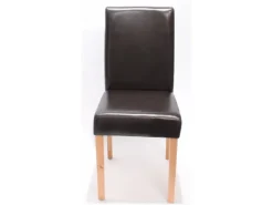 MCW Esszimmerstuhl Littau 2er-Set Leder Helle Beine* Stühle