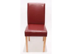 MCW Esszimmerstuhl Littau 6er-Set Leder Helle Beine* Stühle
