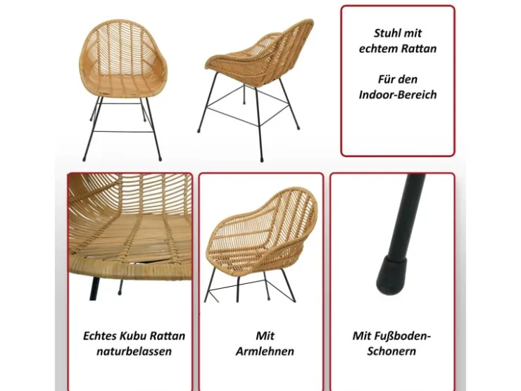 MCW Esszimmerstuhl M28 6er-Set* Klarlacke