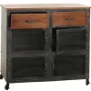 MCW Kommode N28 Schwarz Braun* Möbelserien