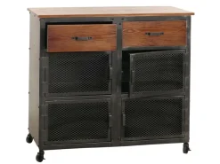 MCW Kommode N28 Schwarz Braun* Möbelserien