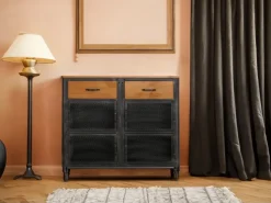 MCW Kommode N28 Schwarz Braun* Möbelserien