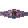 MCW Leinwandbild H375 XL Pfau 7-tlg.* Wanddekoration