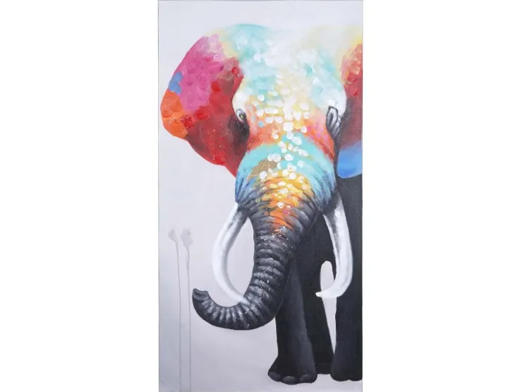 MCW Ölgemälde Elefant II Handgemalt