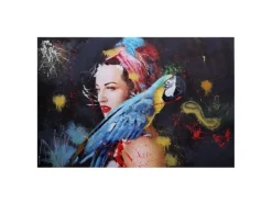 MCW Ölgemälde Frau H25 Handgemalt 80x120cm* Wanddekoration