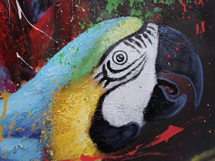 MCW Ölgemälde Frau H25 Handgemalt 80x120cm* Wanddekoration
