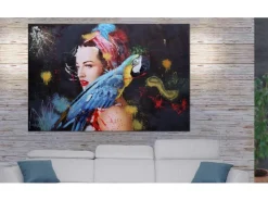 MCW Ölgemälde Frau H25 Handgemalt 80x120cm* Wanddekoration