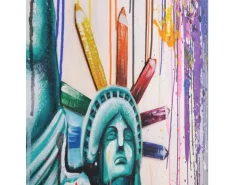 MCW Ölgemälde Freiheitsstatue Handgemalt* Wanddekoration
