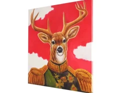 MCW Ölgemälde Hirsch Handgemalt* Wanddekoration