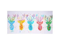 MCW Ölgemälde Hirsche II Handgemalt* Wanddekoration