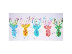 MCW Ölgemälde Hirsche II Handgemalt* Wanddekoration