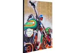 MCW Ölgemälde Motorrad Handgemalt