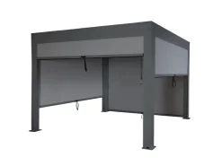 MCW Pergola L46 mit Seitenwand 3x3m* Insektenschutz