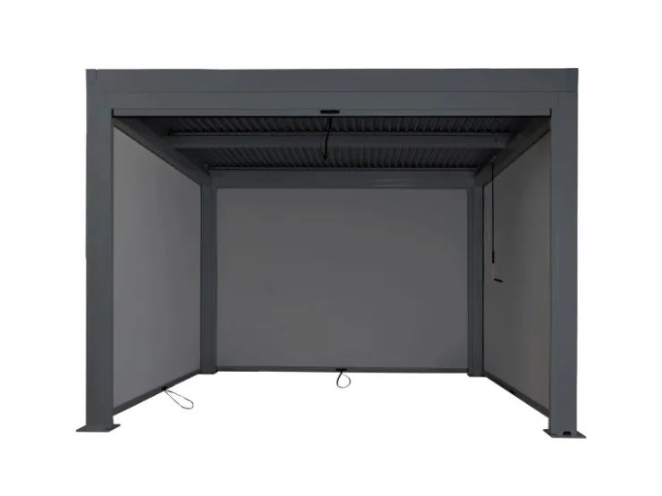 MCW Pergola L46 mit Seitenwand 3x3m* Insektenschutz
