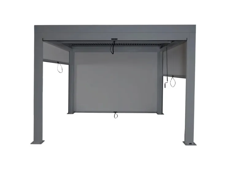 MCW Pergola L46 mit Seitenwand 3x3m* Insektenschutz