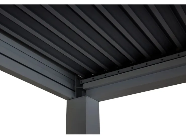 MCW Pergola L46 mit Seitenwand 3x3m* Insektenschutz