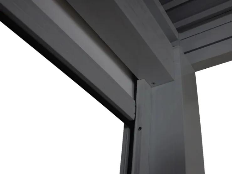 MCW Pergola L46 mit Seitenwand 3x3m* Insektenschutz