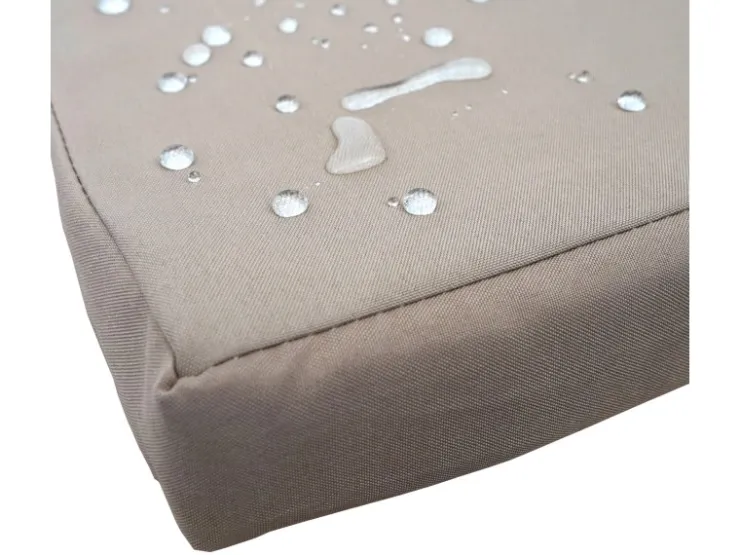 MCW Poly-Rattan Sitzbank mit Tisch E24 Kissen Creme* Sitzbänke|Kissenbezüge