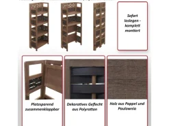 MCW Regal K86 Geflecht* Holzregale