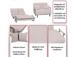 MCW Schlafsessel K29 Stoff Cord 330g/m²* Kissenbezüge|Sofas