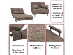 MCW Schlafsessel K29 Stoff Boucle 500g/m²* Sofas