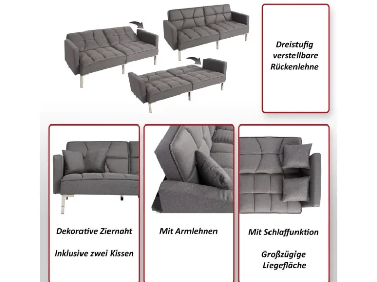 MCW Schlafsofa K65 Stoff/Textil* Sofas