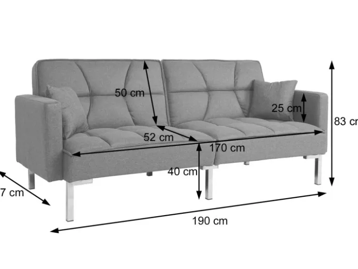 MCW Schlafsofa K65 Stoff/Textil* Sofas