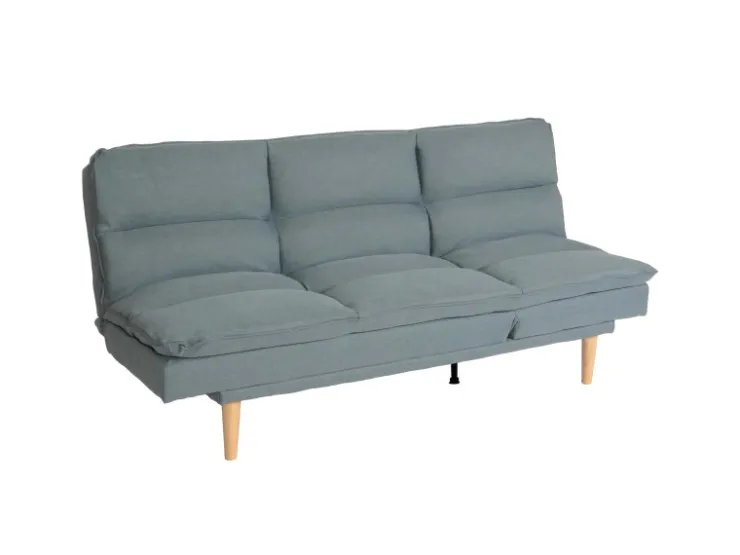 MCW Schlafsofa M79 Stoff/Textil Blau-Grau* Sofas