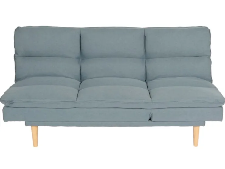 MCW Schlafsofa M79 Stoff/Textil Blau-Grau* Sofas