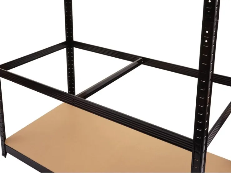 MCW Schwerlastregal E33 Schwarz 200x120x60cm* Schwerlastregal