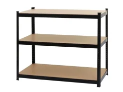 MCW Schwerlastregal E33 Schwarz 200x120x60cm* Schwerlastregal