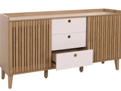 MCW Sideboard M48 Schubladen Weiß