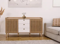 MCW Sideboard M48 -Optik Schubladen Dunkelgrau* Sideboards