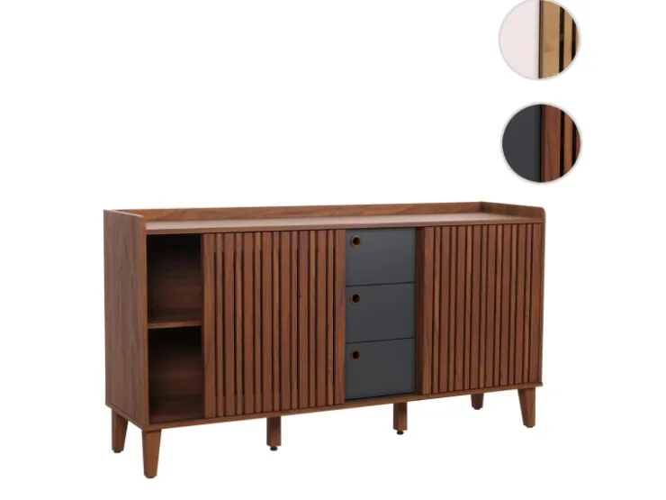 MCW Sideboard M48 -Optik Schubladen Dunkelgrau* Sideboards