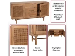 MCW Sideboard M47 83x160x45cm