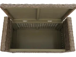 MCW Sitzbank Genua Rattan Staufach