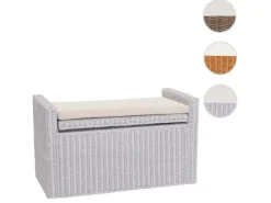 MCW Sitzbank Genua Rattan Staufach