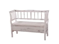 MCW Sitzbank H207 Staufach Shabby-Look Shabby
