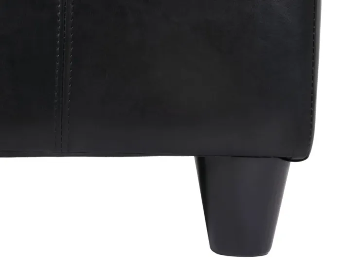 MCW Sitzbank mit Aufbewahrung Arezzo LEDER 112x45x45cm* Aufbewahrung