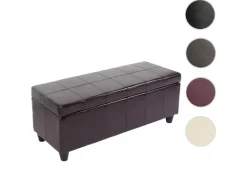 MCW Sitzbank mit Aufbewahrung Arezzo LEDER 112x45x45cm