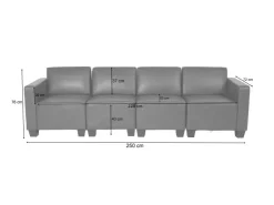 MCW 4-Sitzer Sofa Moncalieri
