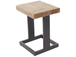 MCW Sitzhocker A15 Tanne Massiv* Klarlacke